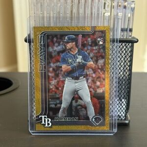 2025 Topps Chrome Kameron Misner Gold Refractor /50 #130 Rays